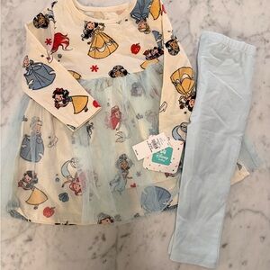 Disney Baby Princess Tulle Dress with Pink Accents